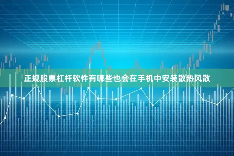 正规股票杠杆软件有哪些也会在手机中安装散热风散